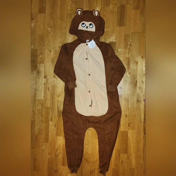 Cute & Cozy Monkey Costume/Pajamas - Picture 5 of 5